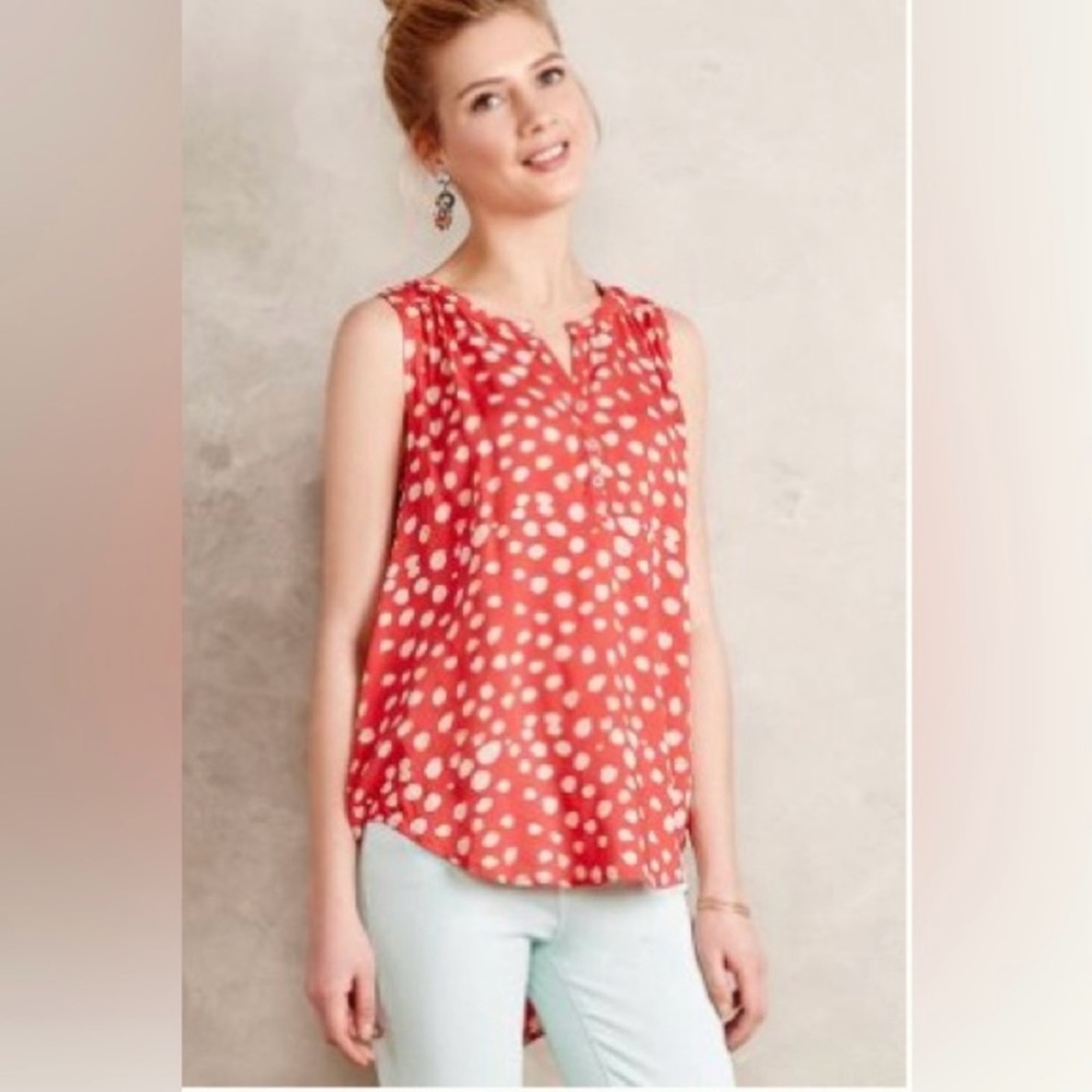 Revolve Velvet by Gram & Spencer Women’s‎ Coral S Sleeveless Henley $98.00